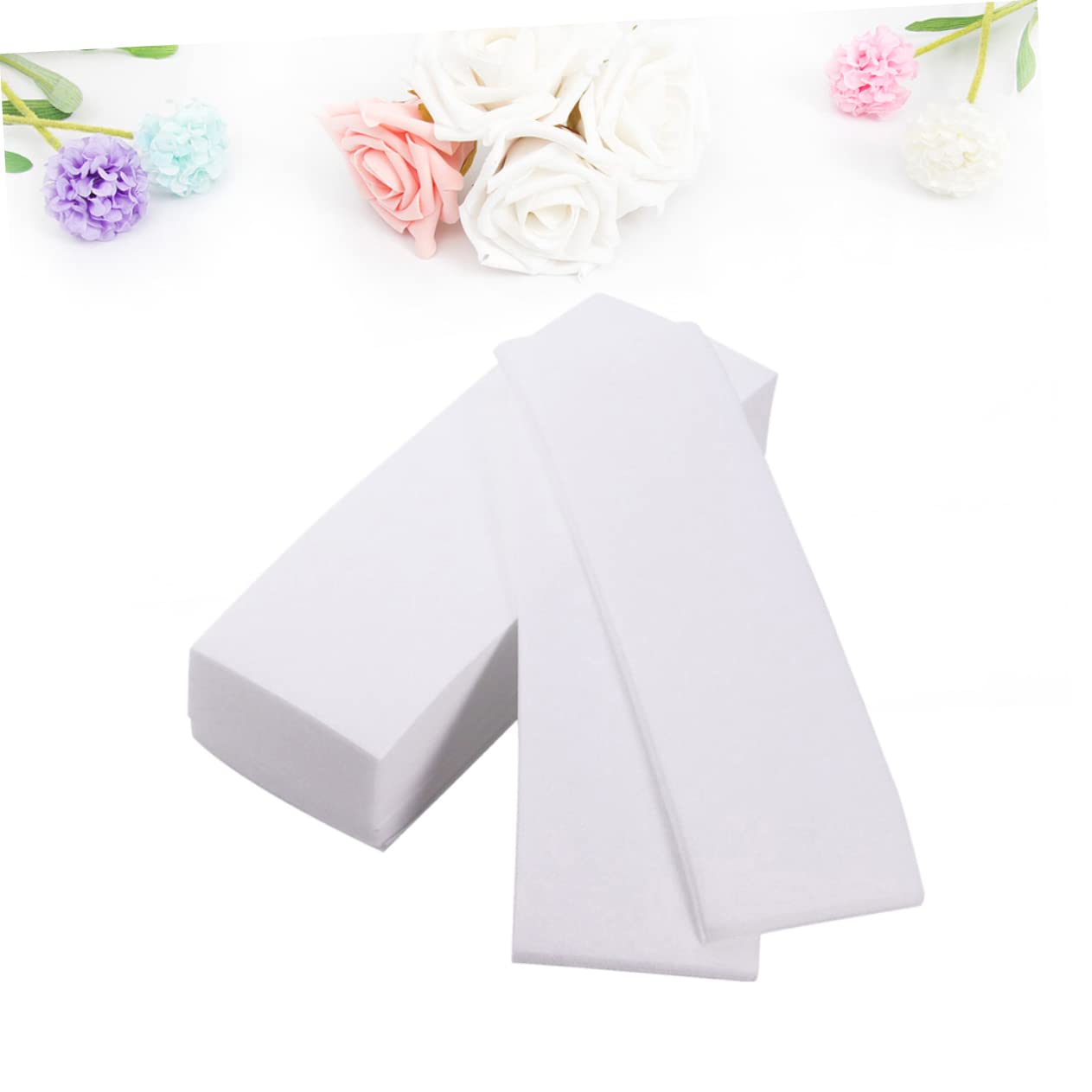 Mikinona Depilatory Strips Nonwoven Epilator Wax Strips Paper 300pcs for Salon Home Use