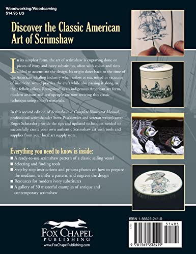 Scrimshaw: A Complete Illustrated Manual, Second Edition (Fox Chapel Publishing) Step-by-Step Instructions, a Pattern of a Classic Sailing Vessel, Resources, and More, for Beginner Scrimshanders - Image 2