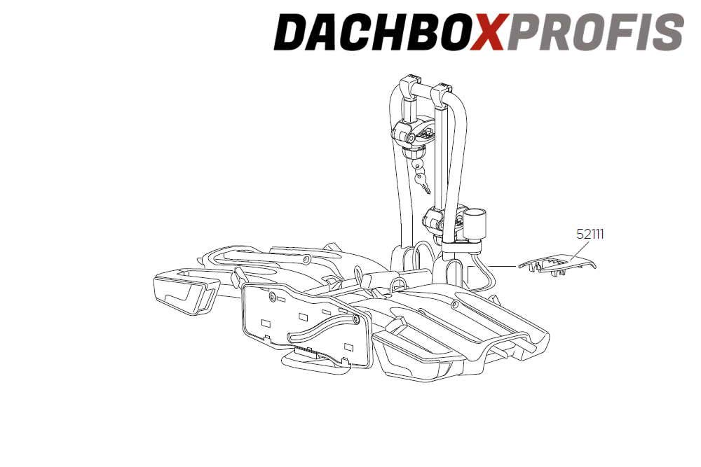 THULE Czapka z tworzywa sztucznego EUROWAY G2 G6 EASYFO Akcesoria Rowerowe, Dorośli Unisex, Wielobarwny(Wielobarwny), Jeden rozmiar