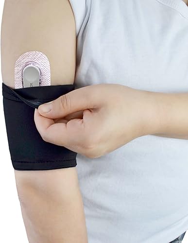 La cubierta del sensor de diabetes protege la vaina de insulina durante los deportes y la natación, lavable y reutilizable (S)