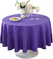 Vista 35 de Craft & Party, mantel de poliéster redondo, 120 in