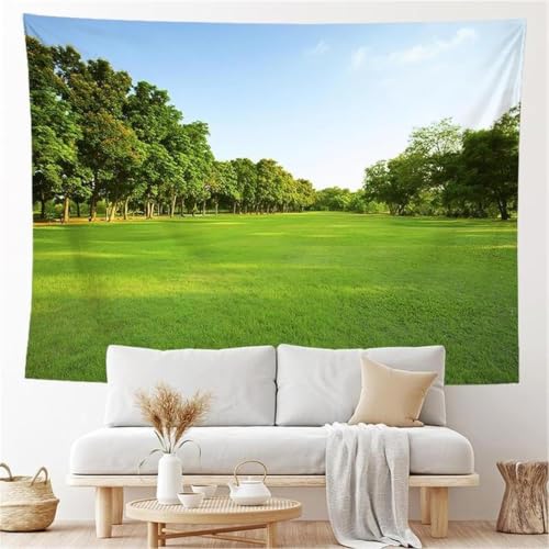 Tissu mural grand format tapisserie murale printemps paysage naturel