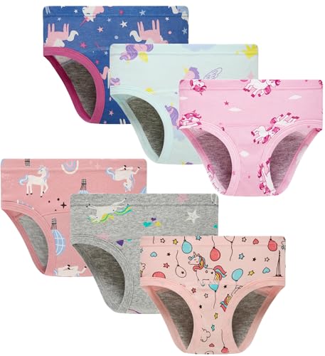Boboking Toddler Kids Training Underwear Baby Girls Cotton Soft Briefs 5Years