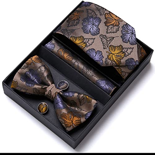 Set de corbata y pañuelo para hombre slim