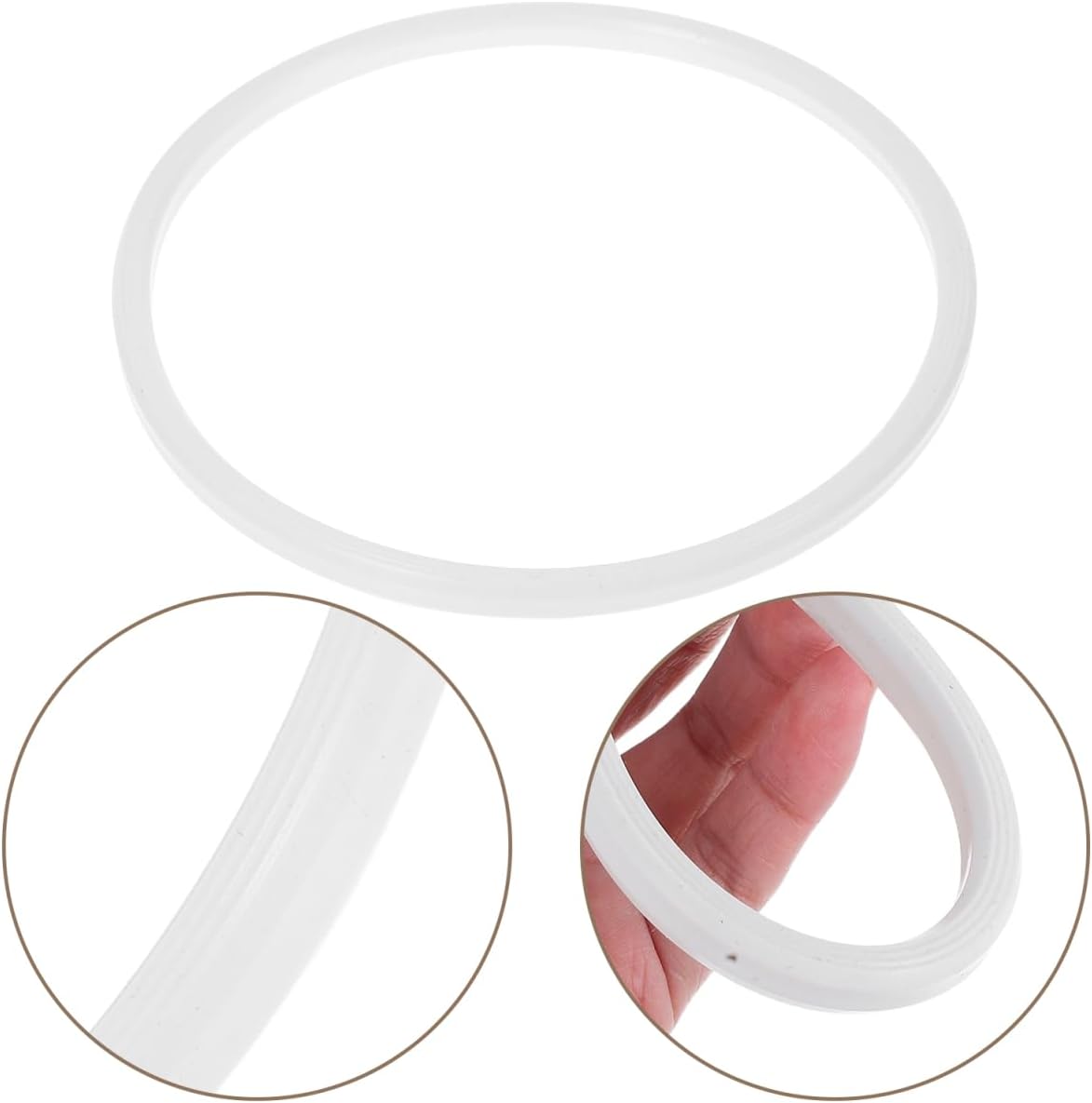 1 PCS Rubber Lid Gasket, Replacement Parts, Odorless Silicone Sealing Ring, Leakproof Airtight Seals, Precision Fit Accessories for Therm·os, Bento Lunch Box and Food Storage Jars