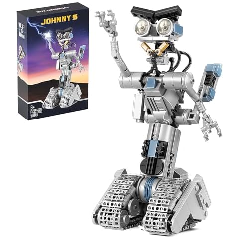 VONADO Johnny 5 Robot Building Set, Johnny Five Robot Model, STEM and Educational Gift Set for Boys 8-14(386 Pcs) Cover
