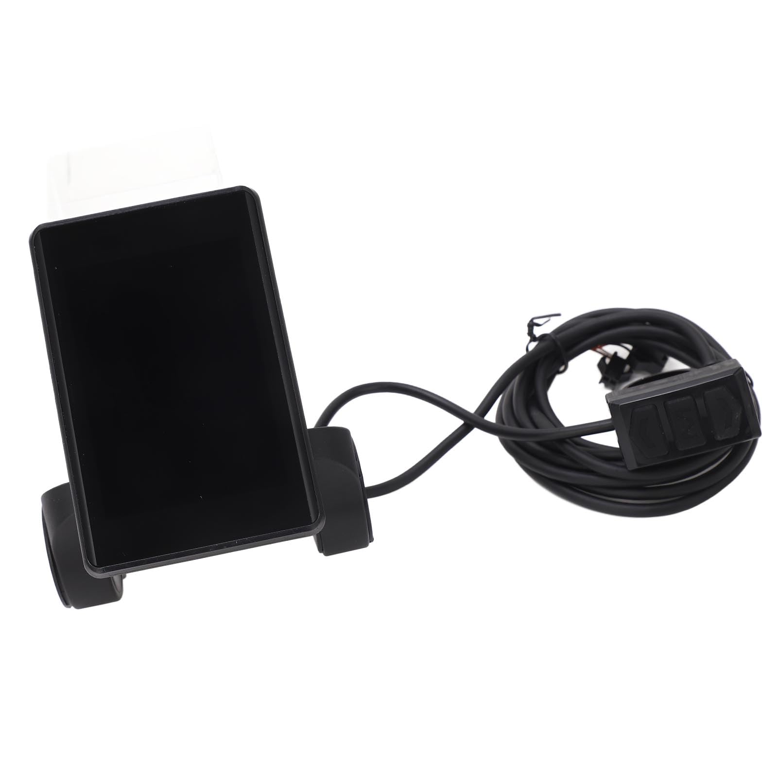 Parte di sostituzione del misuratore del display LCD in bici elettrica con materiale ABS per visione e stabilità dei dati convenienti adatti per manubrio da 22,2 mm