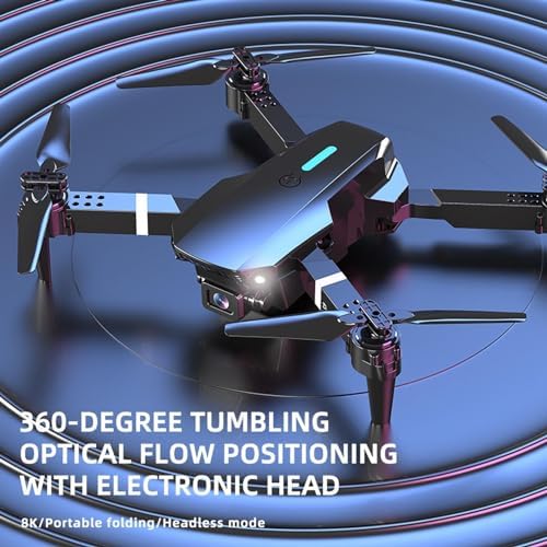 Mini Drone Foldable Aerial Photography Drone 2024 New Versatile 1080P HD Dual Camera FPV RC Quadcopter, Headless Mode, 360 Flip, Ones Key Start, Toys Gifts for Kids Adult Beginners (Black) 5 51acw2DCTuL. AC