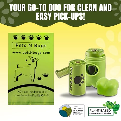 Image of Dog Poop Bags, Dog Waste Bags Unscented Refill Rolls