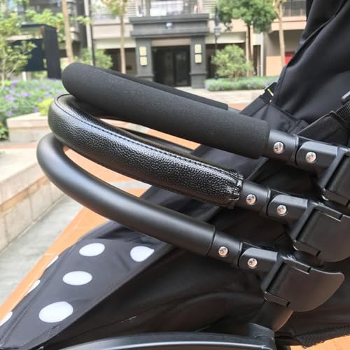 image for Generic Armrests Guardrail Stroller - Bumper Bar Baby Stroller with Al