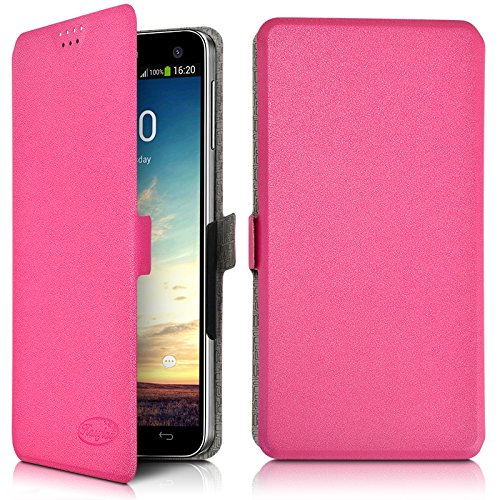 Seluxion - Etui de Protection et Porte-Carte Universel M Couleur Rose pour Logicom L-egant One-R