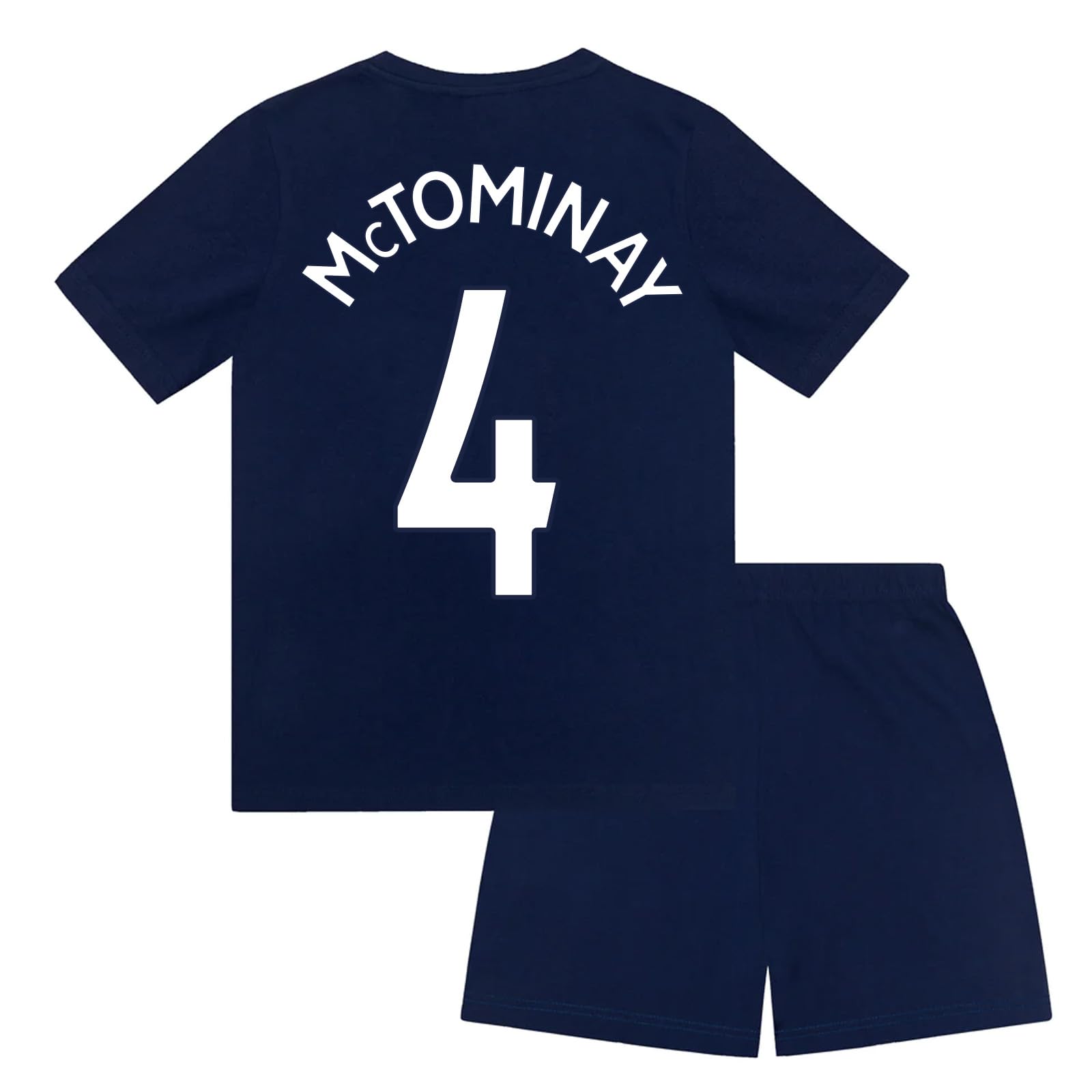 Scottish FA Scotland Boys Kids McTominay 4 Short Pyjamas Navy 8-9 Years