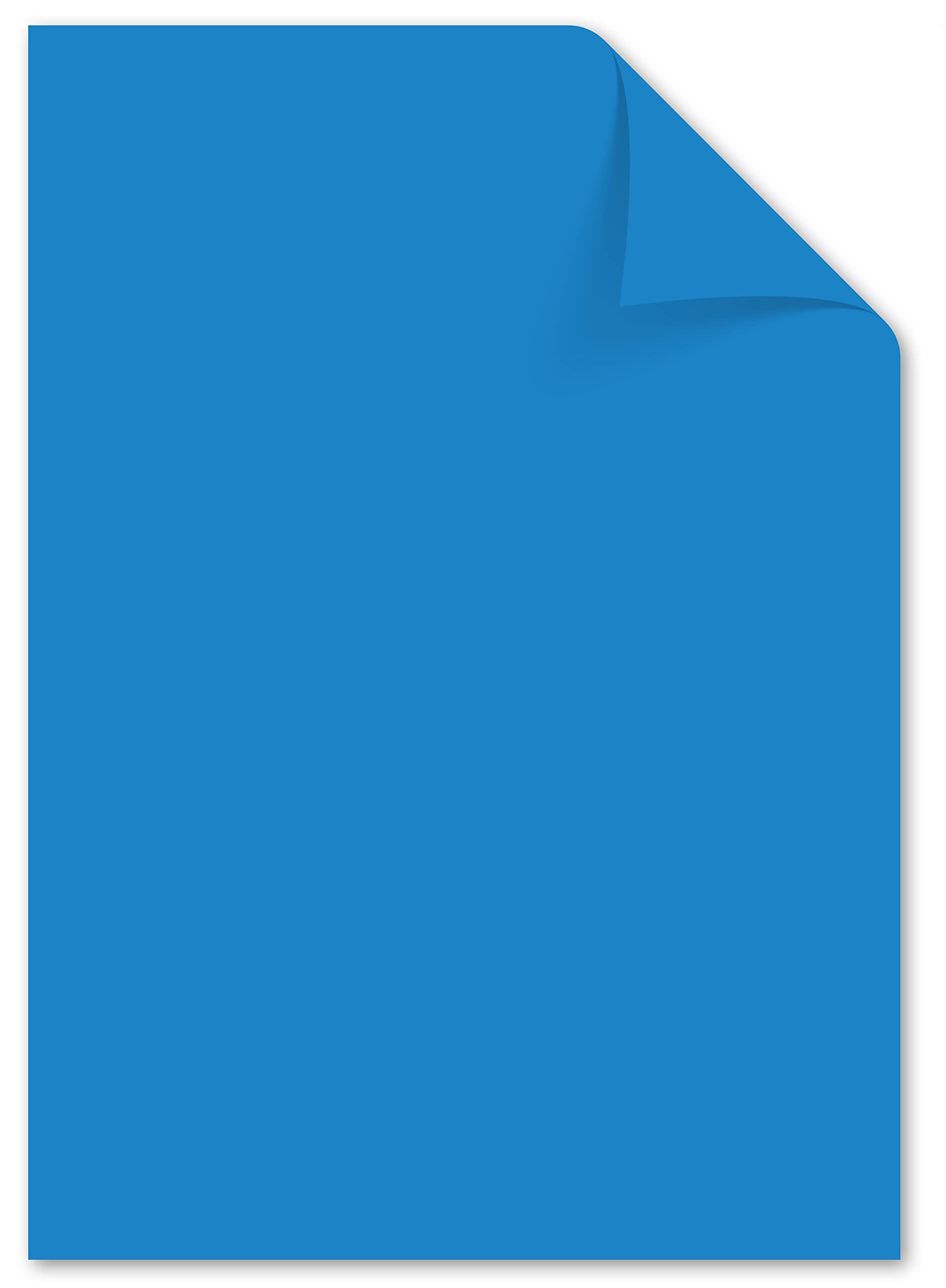 Kangaro Carta colorata blu DIN A4 160 g/m² FSC mix 50 confezioni Carta da lettere fai da te 29,7 x 21 x 1