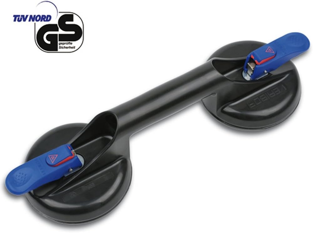 VERIBOR blue line 2 Cup Suction Lifter Plastic BO 602.10BL
