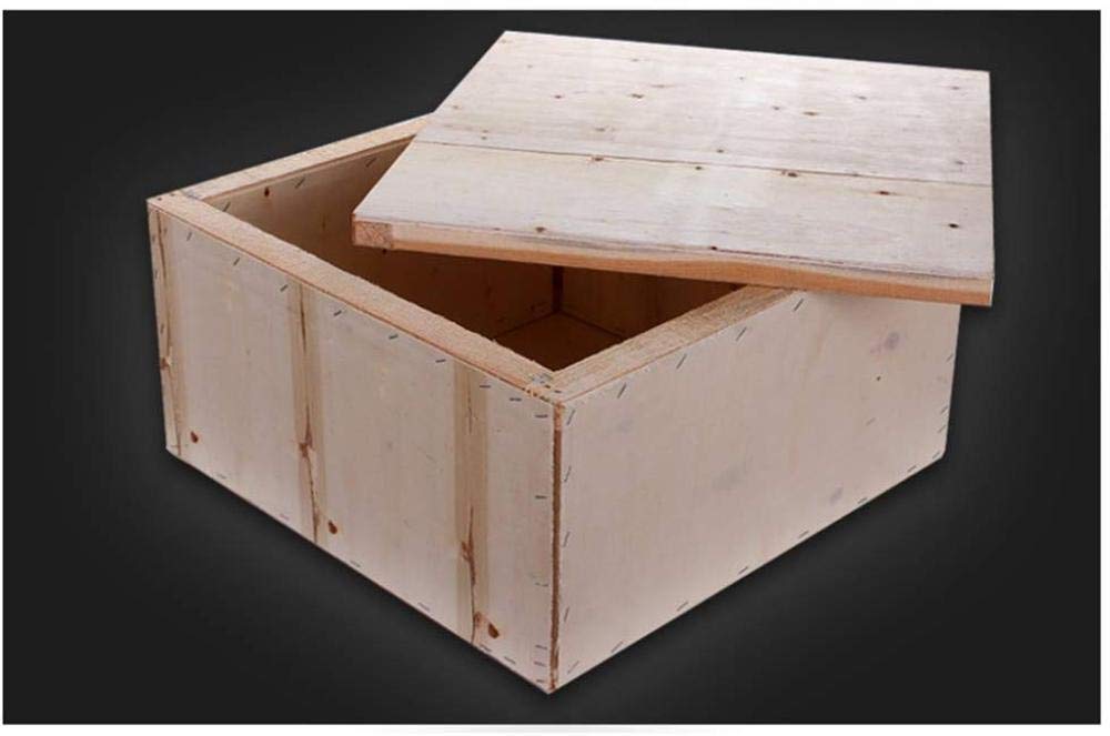 Pouf quadrato in pelle bordeaux con gambe in legno, piccolo poggiapiedi con contenitore e poggiapiedi, per camera da letto e soggiorno