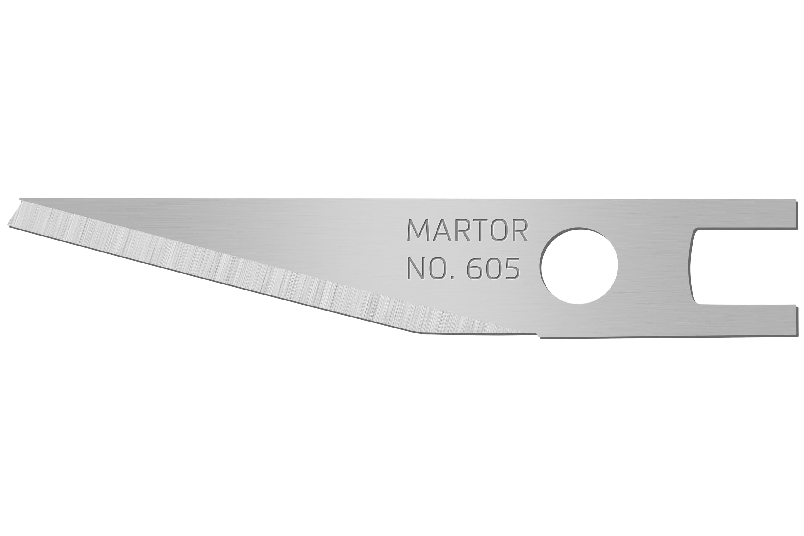 MARTOR 10 x cuchilla gráfica, hojas de recambio, cuchilla artesanal, Escalpelo, desbarbador, 5,7 mm, afilado, un solo uso, no. 605