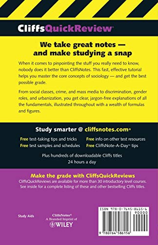 CliffsQuickReview Sociology - Image 2
