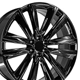 OE Wheels CA91 26 Inch Rim Fits Escalade Sport Style 6x139.7 26x10 Gloss Black - Hollander 4869 (1)