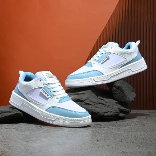 Image of White Walkers Men's White & Multicolor Casual Sneakers for Men
