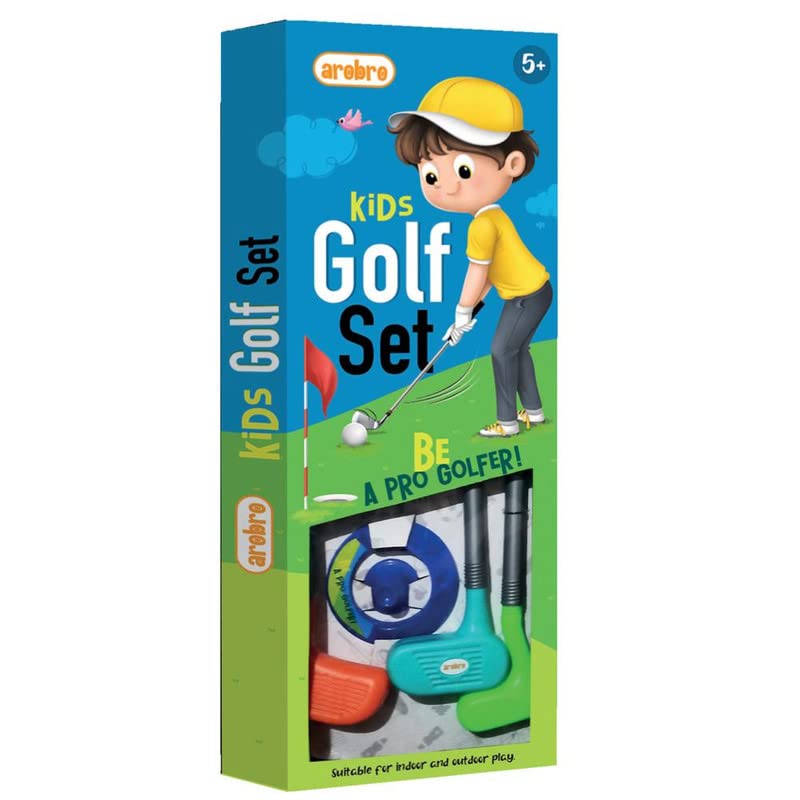 DOMINION CARE Plastic Golf Set with Golf Sticks, Platform Cup & 2 Balls Kids Boys Girls Realistic Golf Game Set for Both Indoor & Outdoor Game(Multicolor,Pack of 1) (B0C1NLZXVD) Amazon Price History, Amazon Price Tracker