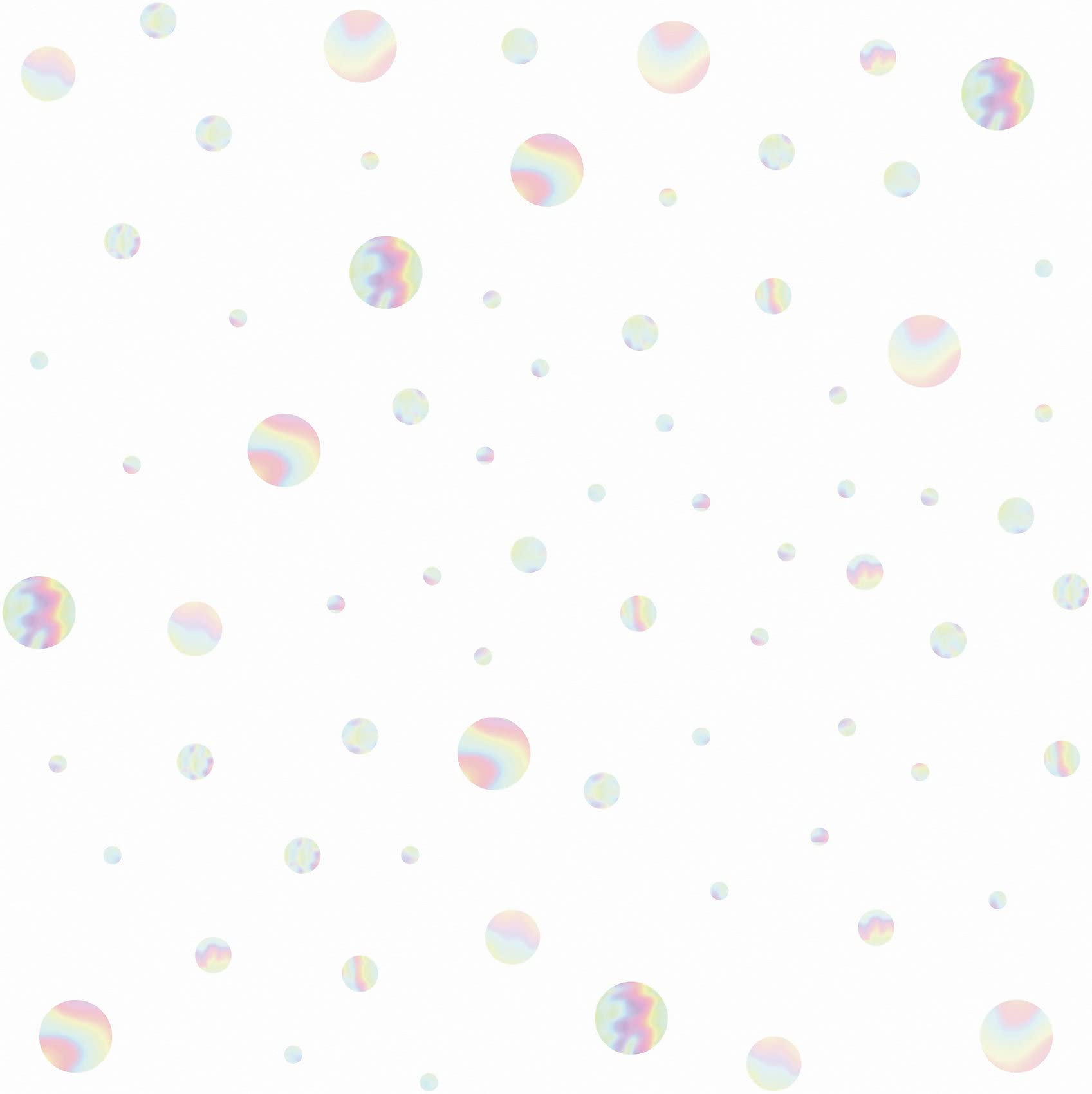 RoomMatesRMK4134SCS Holographic Circle Peel and Stick Wall Decals