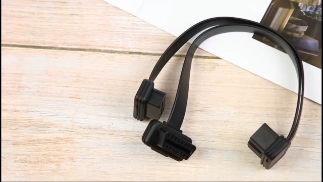 Image of bbfly-B4 OBD II OBD2 16 Pin Splitter Extension 1x Male and 2X Female Extension Cable Adapter 1FT /30CM (10 Pack)