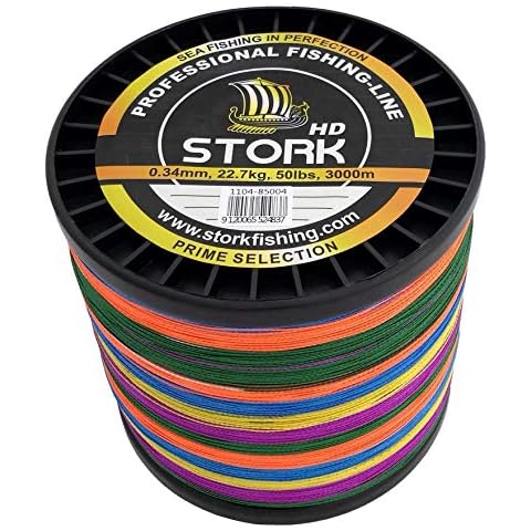 Stork Hilo de pesca trenzado de 4 capas Cover