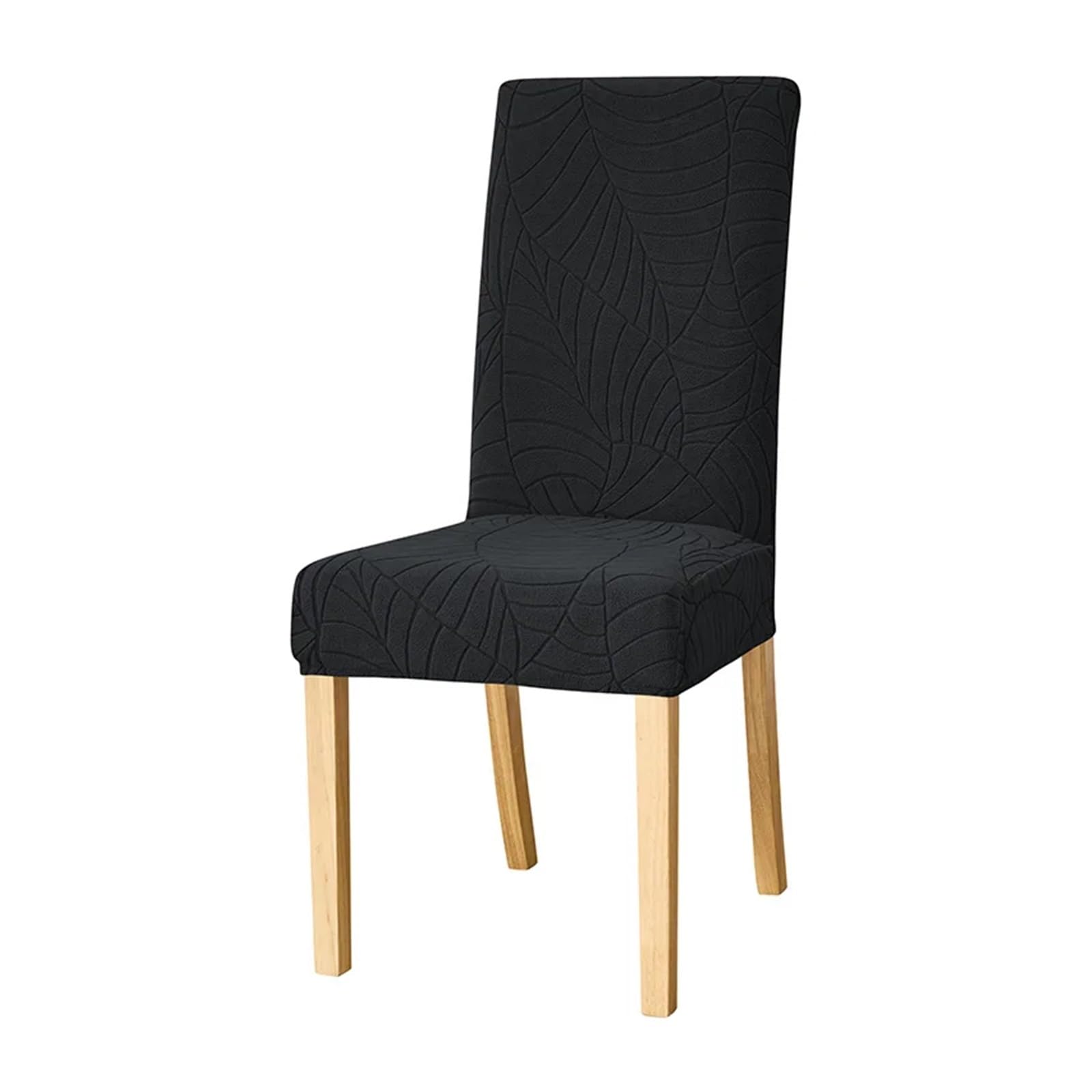 CYMMIYT Chair Covers Elastic Jacquard Chair Covers For Dining Room Stretch Universal Slipcover Solid Color(Color 3,4PCS)