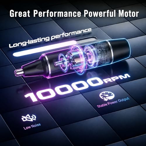 Image of Nose Hair Trimmer for Men,Rechargeable 3-in-1 Professional Painless Eyebrow & Facial Hair Trimmer for Men Women,Multifunctional Trimmer with IPX7 Waterproof,Powerful Motor and Dual-Edge Blades