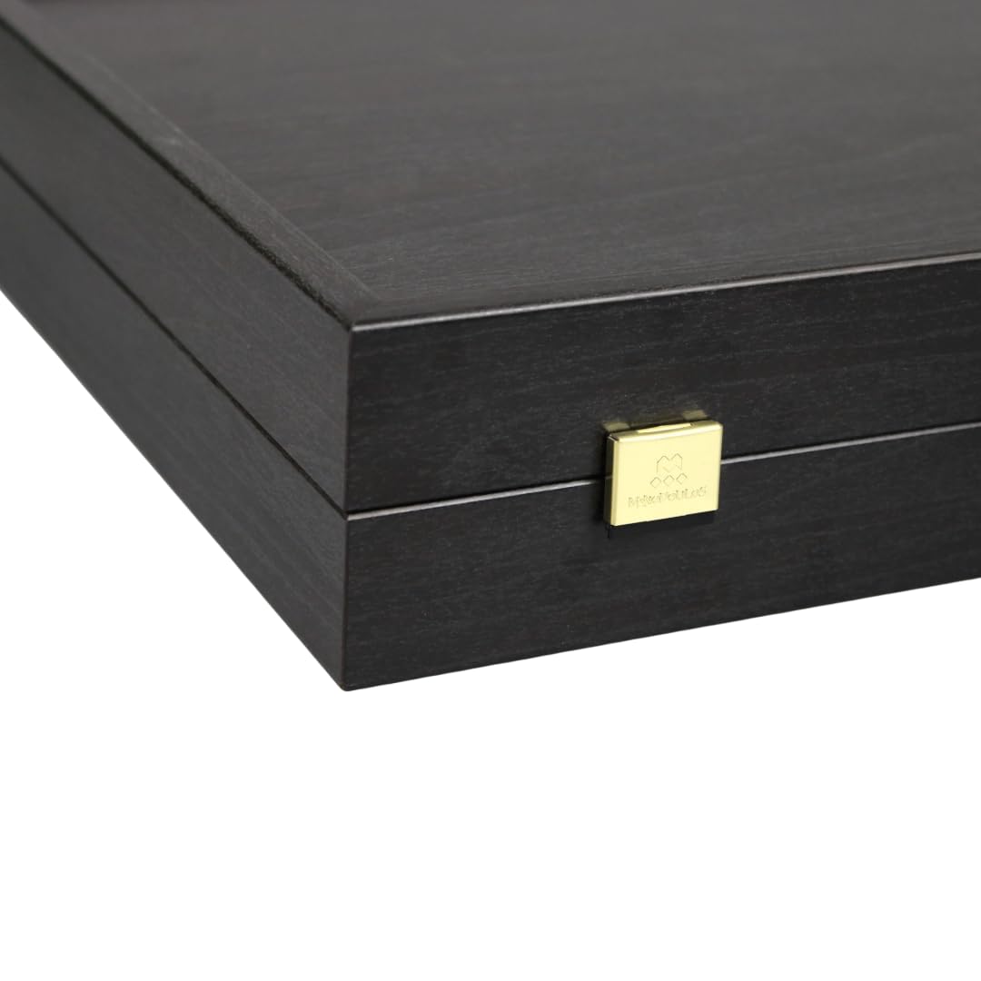 Set da backgammon Manopoulos in rovere wengé, 50,8 cm