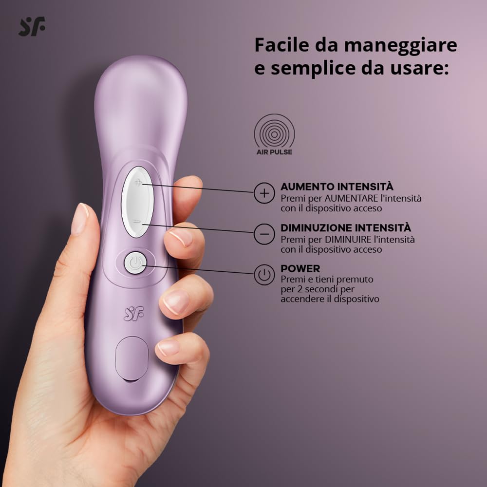 Satisfyer Pro 2 Vibratore per Donna Professionale | Stimolazione Clitoridea silenziosa e potente con Tecnologia Liquid-Air | Sex Toys