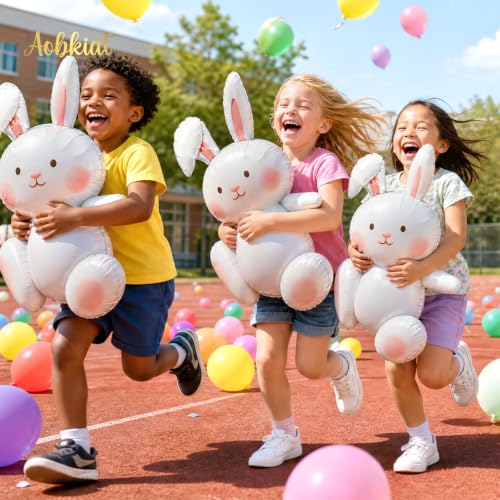 30" Extra Large Bunny Balloons for Party Decorations,5PCS - Image 3