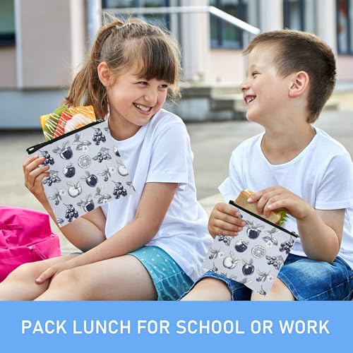 Set de 3 Bolsas Reutilizables con Cierre para Snacks miniatura 6