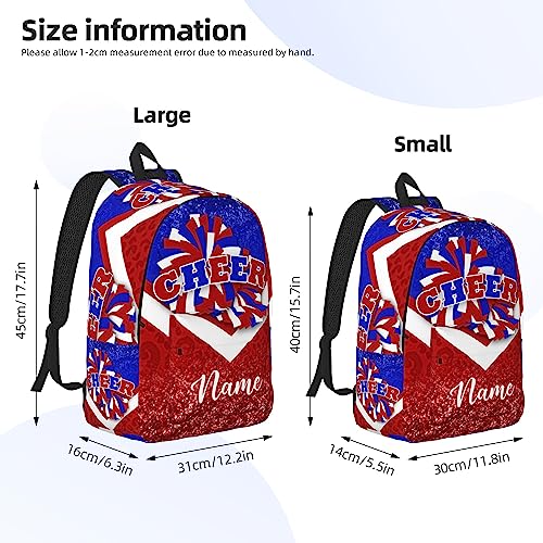 Custom Cheerleading Backpack Personalized Cheer Bags with Name Cheer Backpack for Cheerleaders Cheerleader Team Gift 1Pcs3