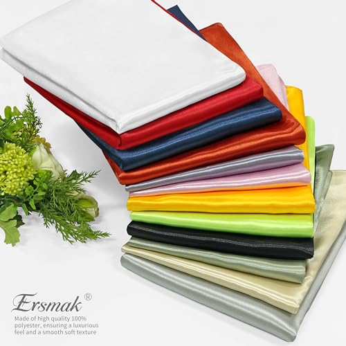 Luxurious Black Satin Charmeuse Fabric by the Yard - 60" Wide Soft and Shiny Polyester for DIY Crafts, Weddings, and Sewing Projects 5 Luxurious Black Satin Charmeuse Fabric by the Yard - 60" Wide Soft and Shiny Polyester for DIY Crafts, Weddings, and Sewing Projects - Image 4