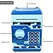 HUSAN Piggy Banks for Kids, Electronic Password Code Money Banks ATM Banks Box Coin Bank for Children Boys and Girls (Camouflage Blue)
