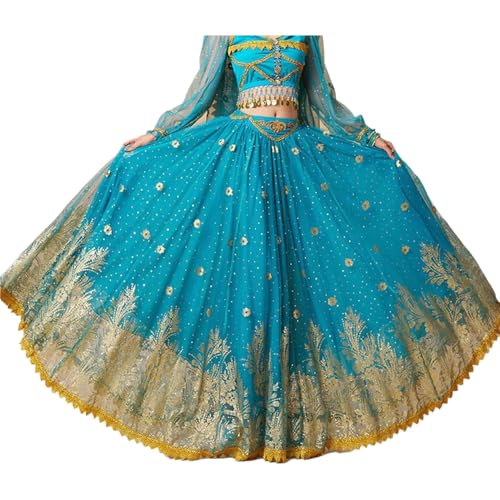 Jupe indienne à grande amplitude pour costume de danse du ventre