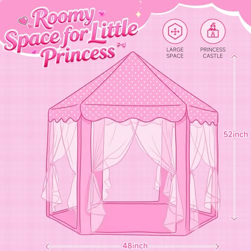 wilwolfer Hexagon Princess Castle Tent