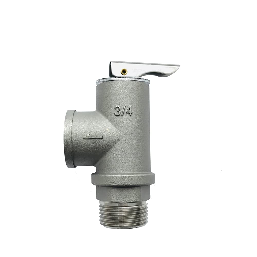 Pygfdci Single-Coloured 10Bar A502 Aetv Safety Valve Pressure Relief Valve Pressure Reduction Valve For Cylinder Sus304 Stainless Steel Dn20 Od25 Mm