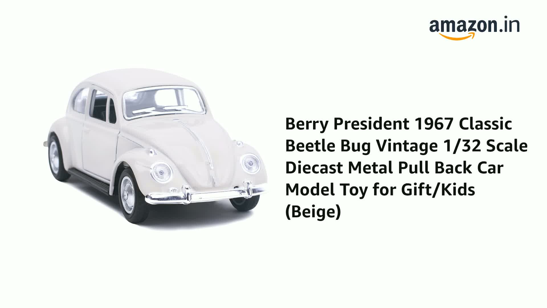 ミニカー BUBY art.1005 VOLKSWAGEN Bburago 1:18 Volkswagen KAFER Beetle (1955) Diecast Car : Amazon