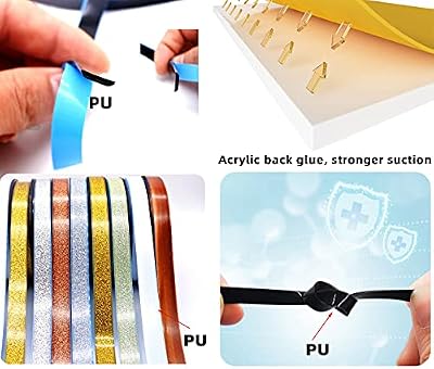 Umbresen Self Adhesive Molding Trim, 3D Flexible Ceiling Molding Peel and Stick, Caulk Strip Sealing Decorative Tape for Molding,Ceiling, Wall Corner, Baseboard, Floor