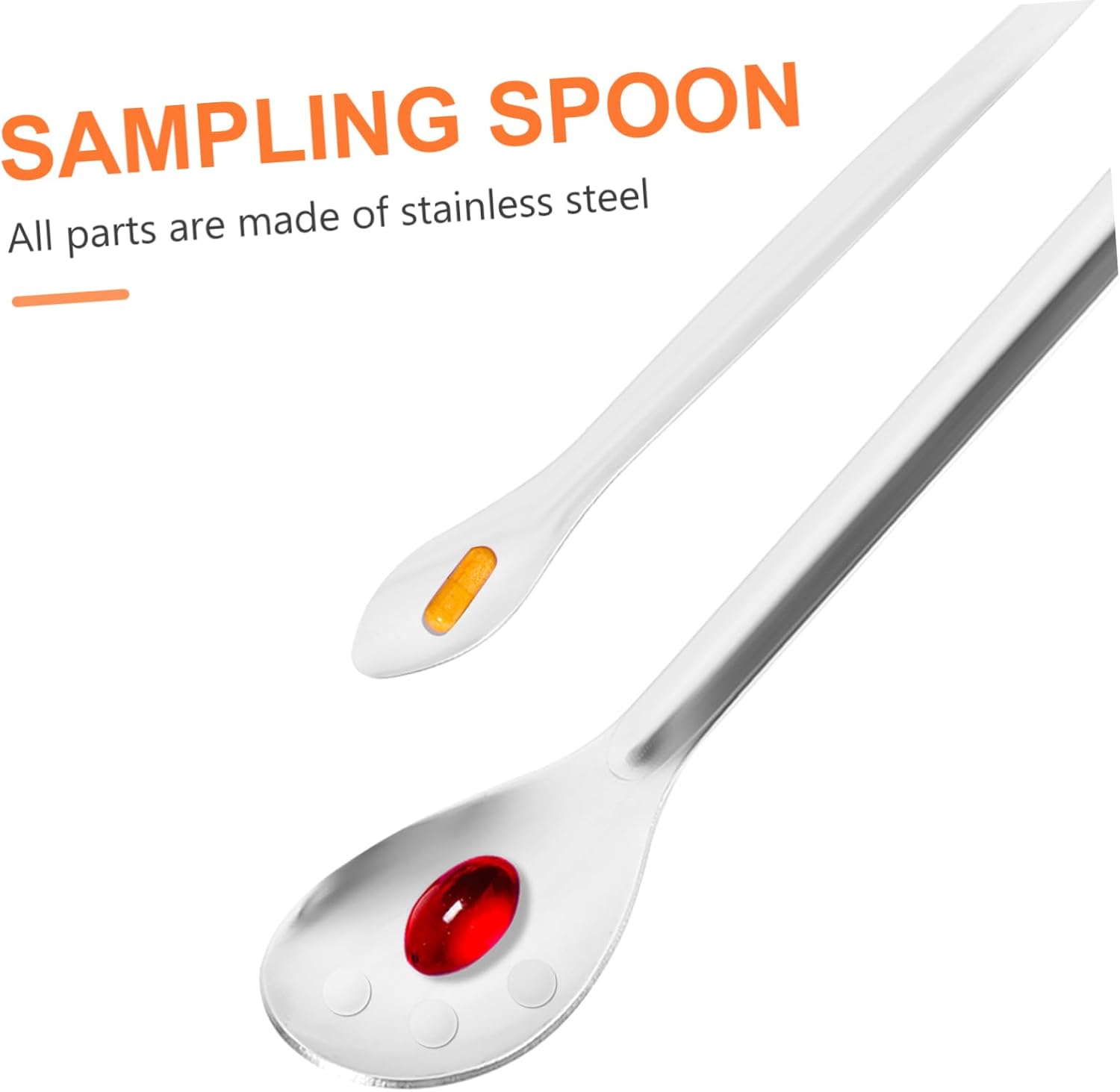 13pcs Oneida Inspired Mixing Spoon Stainless Steel Spoons Lab Measuring Scoop Spatula