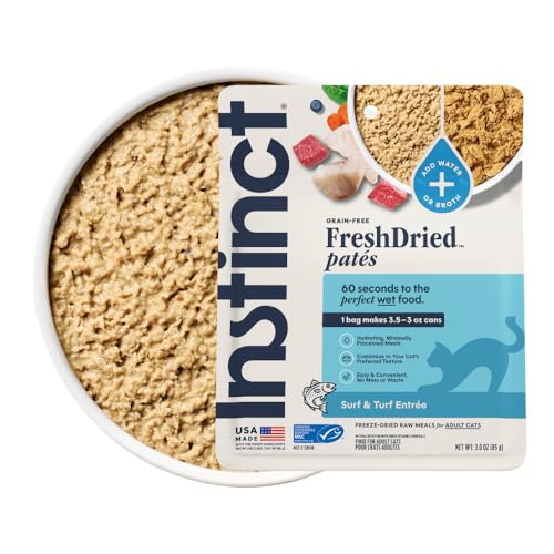 Instinct FreshDried Pates, Freeze Dried Cat Food, Grain Free -