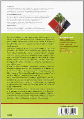 Organizzazione e gestione delle strutture per il