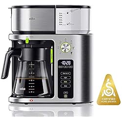 Amazon.com: Braun 百靈多功能咖啡機7 種可編程沖泡尺寸/ 3 種