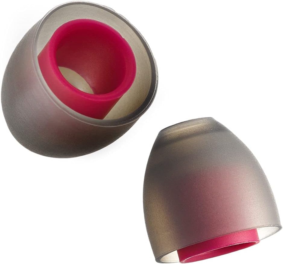 CP155 for Wide and Long IEM Nozzle - S - Patented Silicone Eartips for Replacement (2 Pairs) (for Nozzle Diameter from 6-7mm)