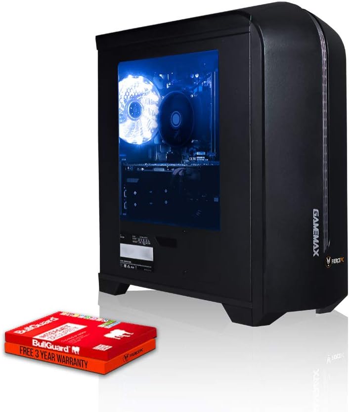 Fierce Apex Gaming PC - Intel Core i7 9700 4.7GHz, GTX 1660 Ti 6GB, 16GB 3000MHz, 1TB Hard Drive, Windows 10 Compatible (350715)