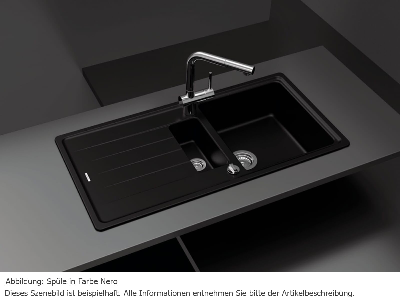 Schock Superb D-150 A Onyx - SUPD150AGON Granitspüle