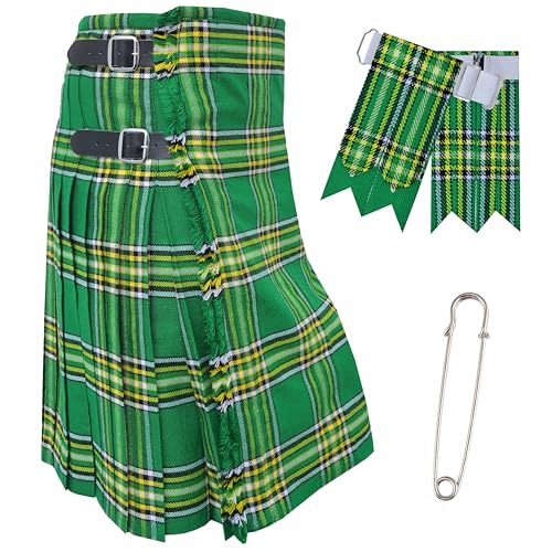 Kilt écossais homme confortable et ajustable en laine pour grandes tailles et fêtes