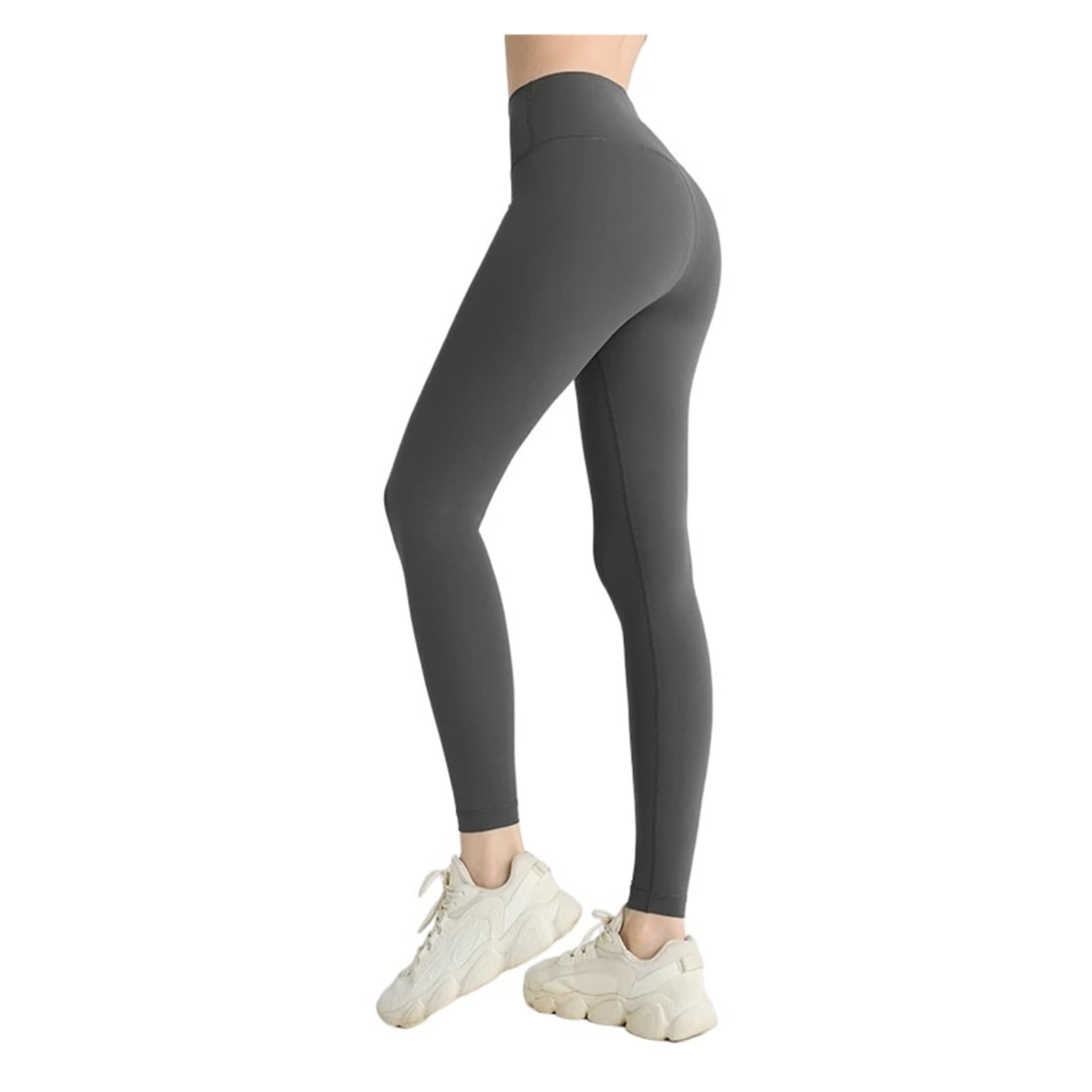 Leggings da Yoga Leggings da Fitness for Sollevamento Fianchi a Vita da Donna Pantaloni da Ciclismo da Corsa Leggings Sportivi Traspiranti(Snow Blue,M)